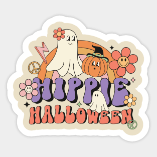 Hippie Halloween Sticker